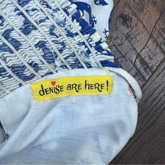 Vintage Denise are Here Partridge/Daisy 70s Halter Dress (see measurements) - Picture 4 of 16